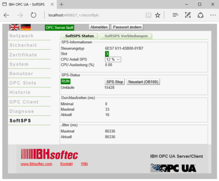 IBH Softec 1180 IBH OPC UA Server/Client