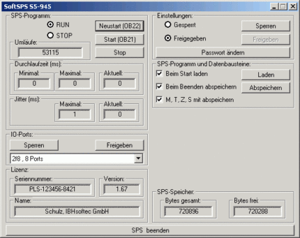 IBH Softec 1206 SoftPLC S5-945