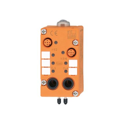 IFM EMS-Module 2BI 2LO YE/YE AS-Interface illuminated pushbutton module