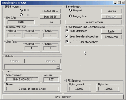 IBH Softec 1018 S5-Simulation-PLC