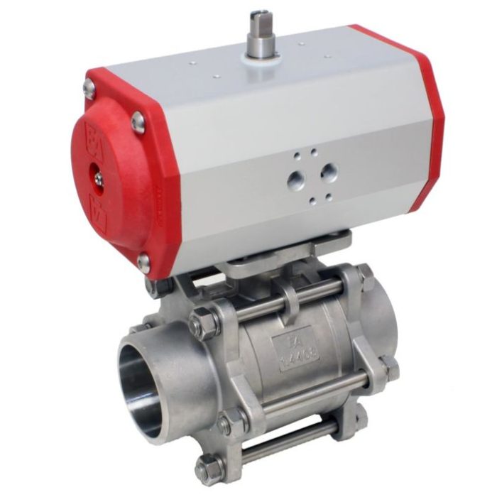 END-Armaturen MA68-ED85 Ball valve DN65 MA-welded ends