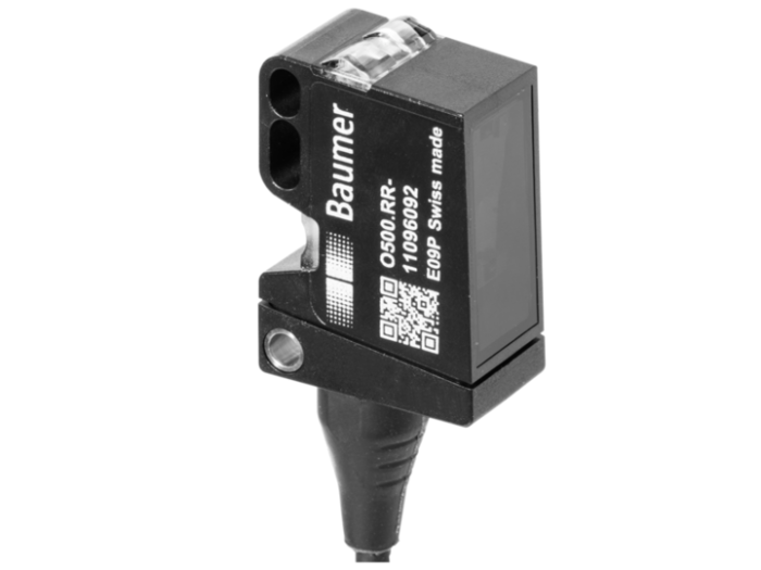 Baumer O500.ZR-GW1T.72CU Diffuse sensor with intensity difference