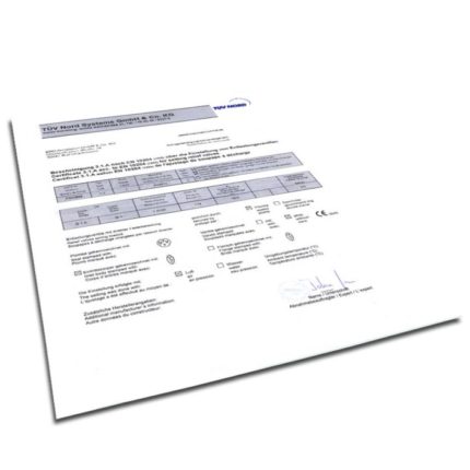 END-Armaturen NG-TÜV TÜV-Test (leackage and pressure range)