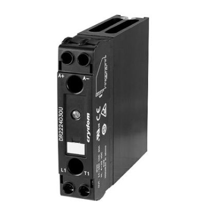 BEI Sensors/Sensata DR22 Series | AC Output Low-Profile DIN Rail Mount SSR DR2224D30UR