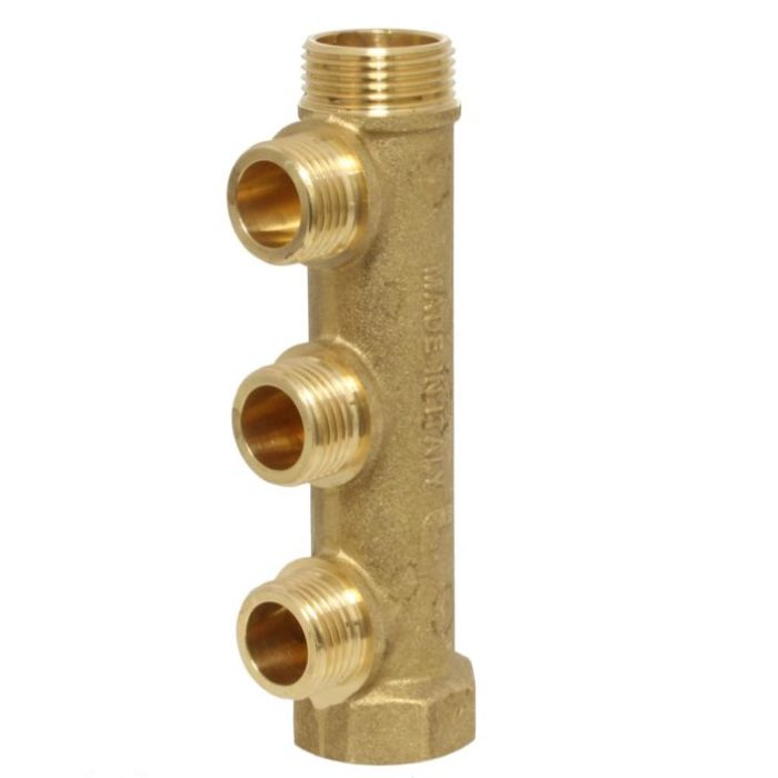 END-Armaturen VT1946303 Distribution manifold 3/4" - 3 male outlets 1/2