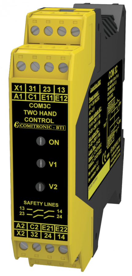 Comitronic-Bti COM3C - Two-hand control EN 574 and ISO 13849-1