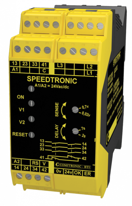 Comitronic-Bti SPEEDTRONIC N - Controls the zero speed of motors with unlock control