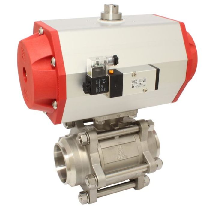 END-Armaturen ZA68-ED70/TM24DC Ball valve DN65 ZA-welding face